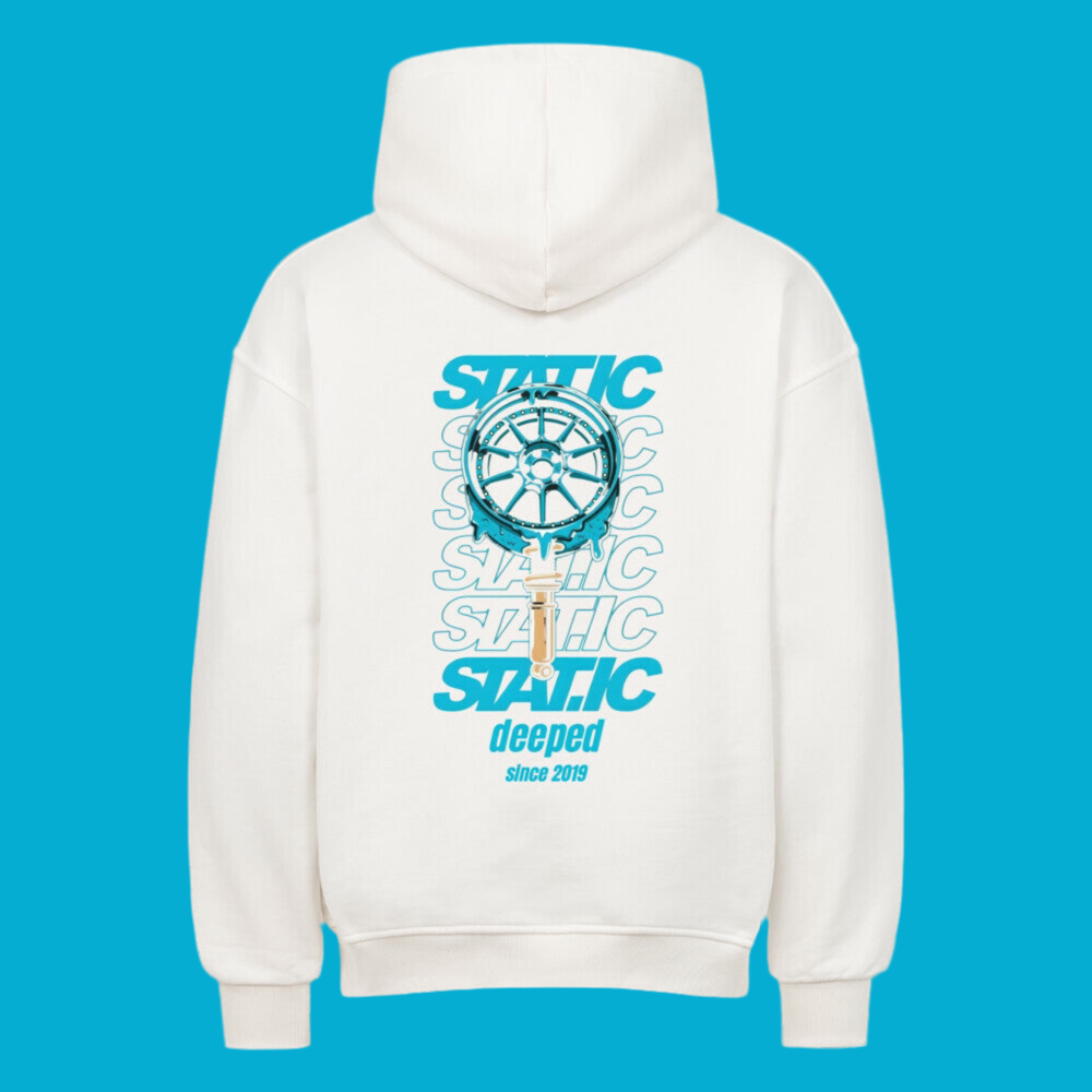 deeped Ice Blue Hoodie